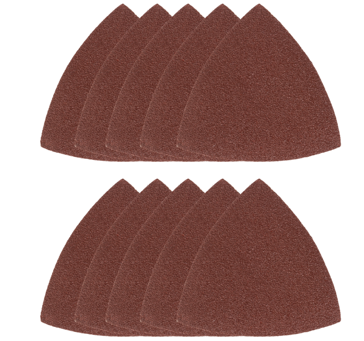 10 Feuilles De Poncage Abrasives 1/3 Pincees 93 X 230 Mm - Grain 120