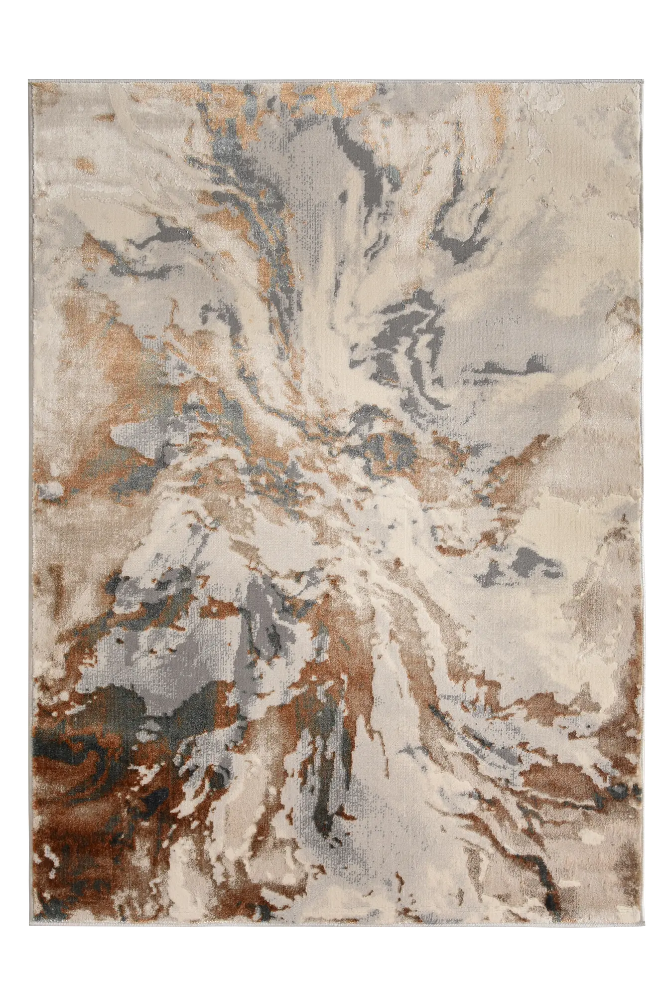 Dywan Ella Gray szaro-beżowy 120 x 160 cm