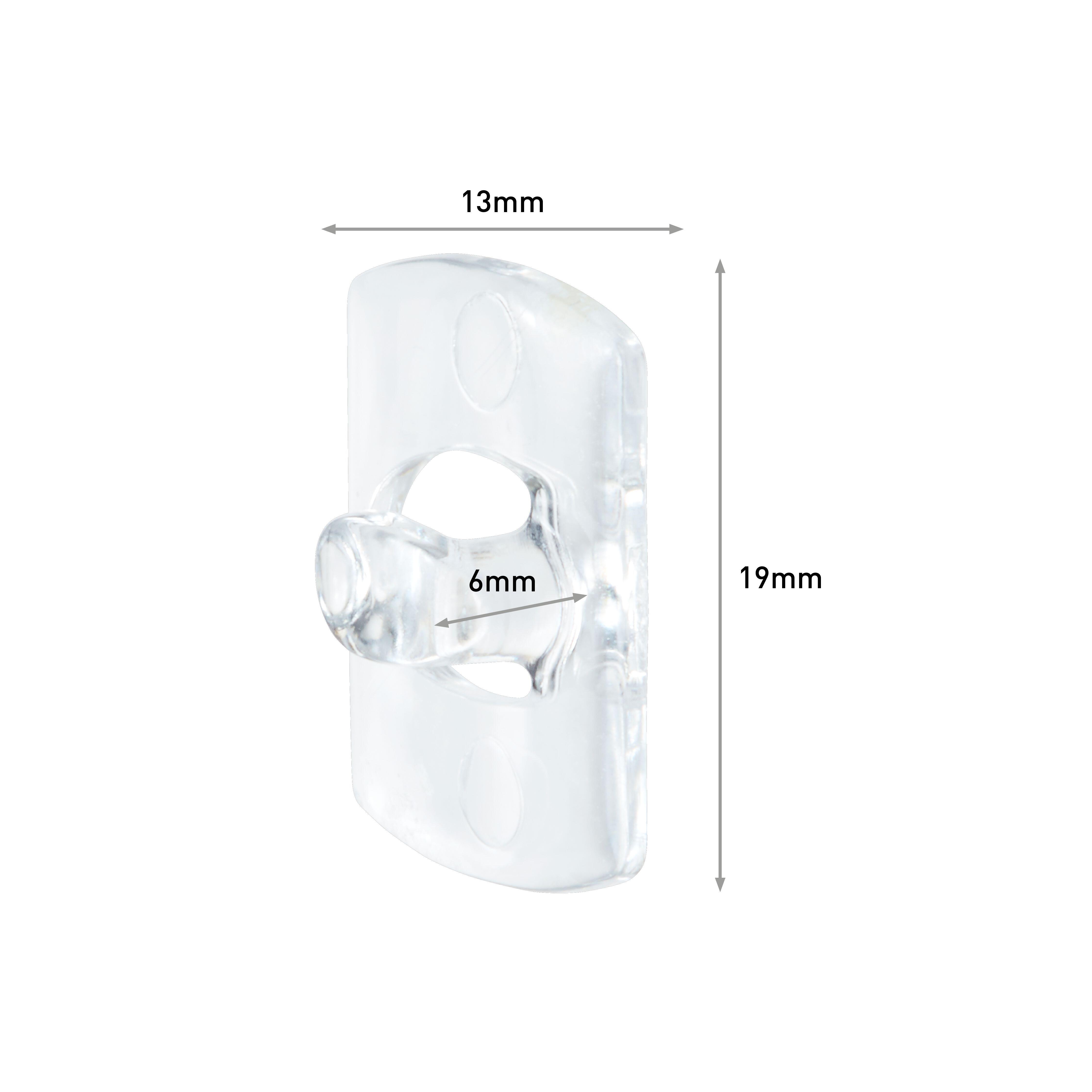 Lot de 20 crochets adhésifs COMMAND incolore / transparent - 3