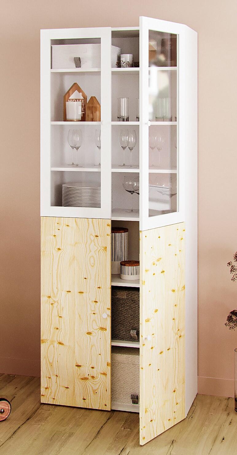 Porte battante SPACEO Evo'M Lisboa pin H.102,4 X L.40 cm - 2