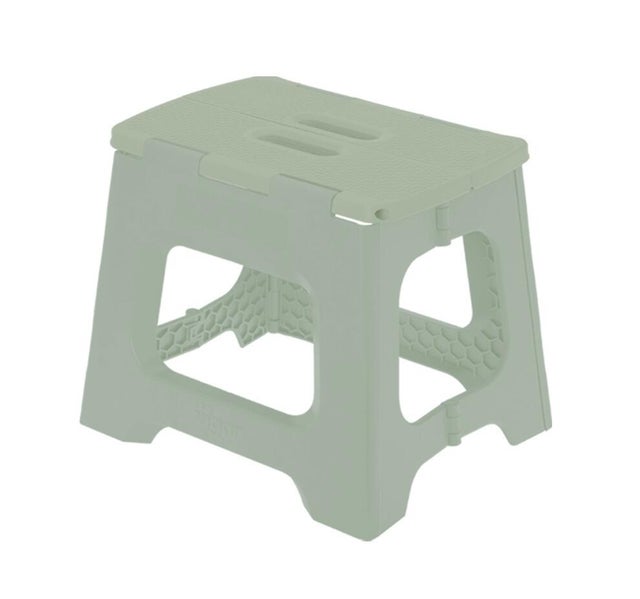 Marchepied pliable CASA VIGAR 1 marche Haut. 27 cm vert clair