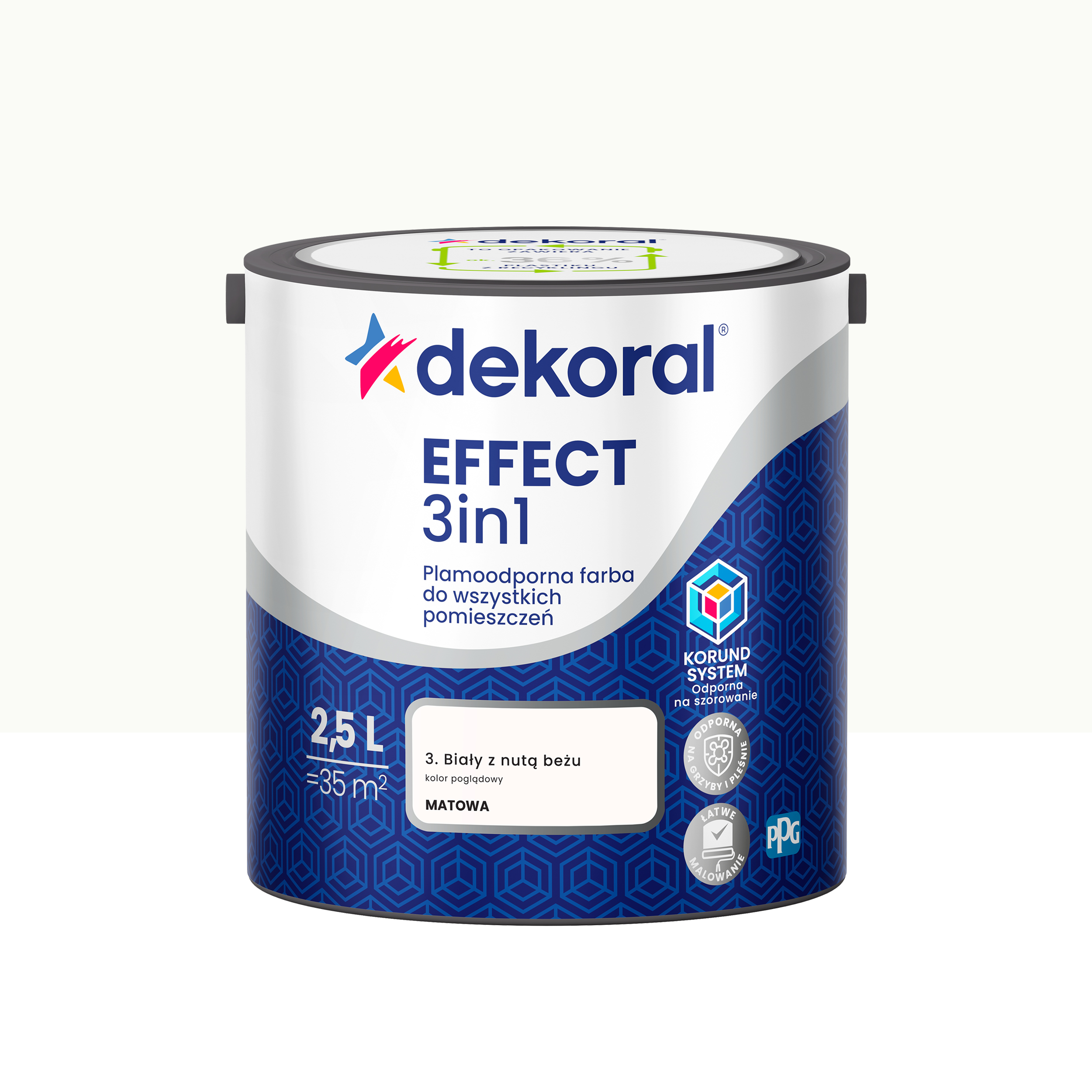 Farba Dekoral Effect 3w1 Nuta beżu 2.5 l