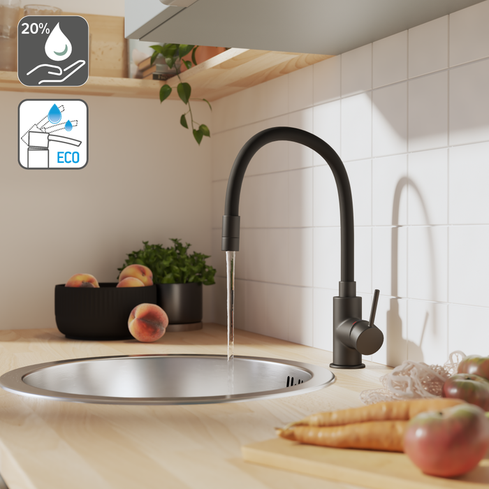 wyższy czarny eko odpowiedzialny