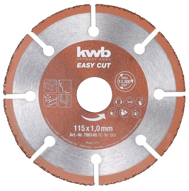 Disco de corte KWB - ø 115 mm para madera