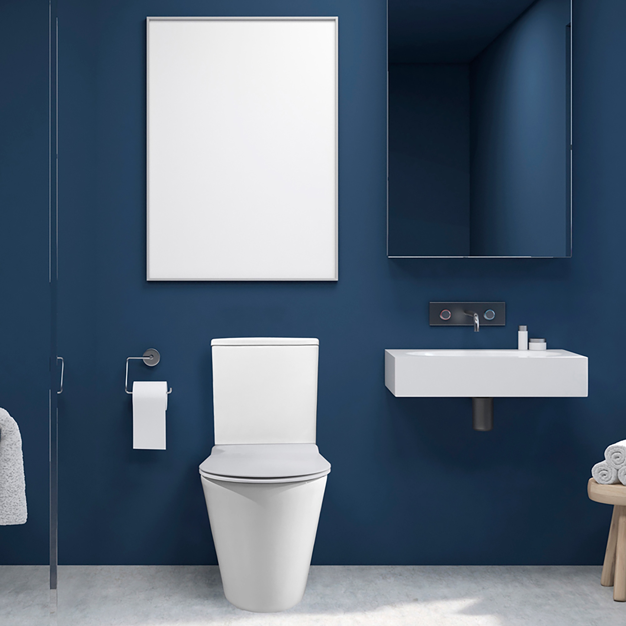 Pack wc gregal blanco con tapa amortiguada