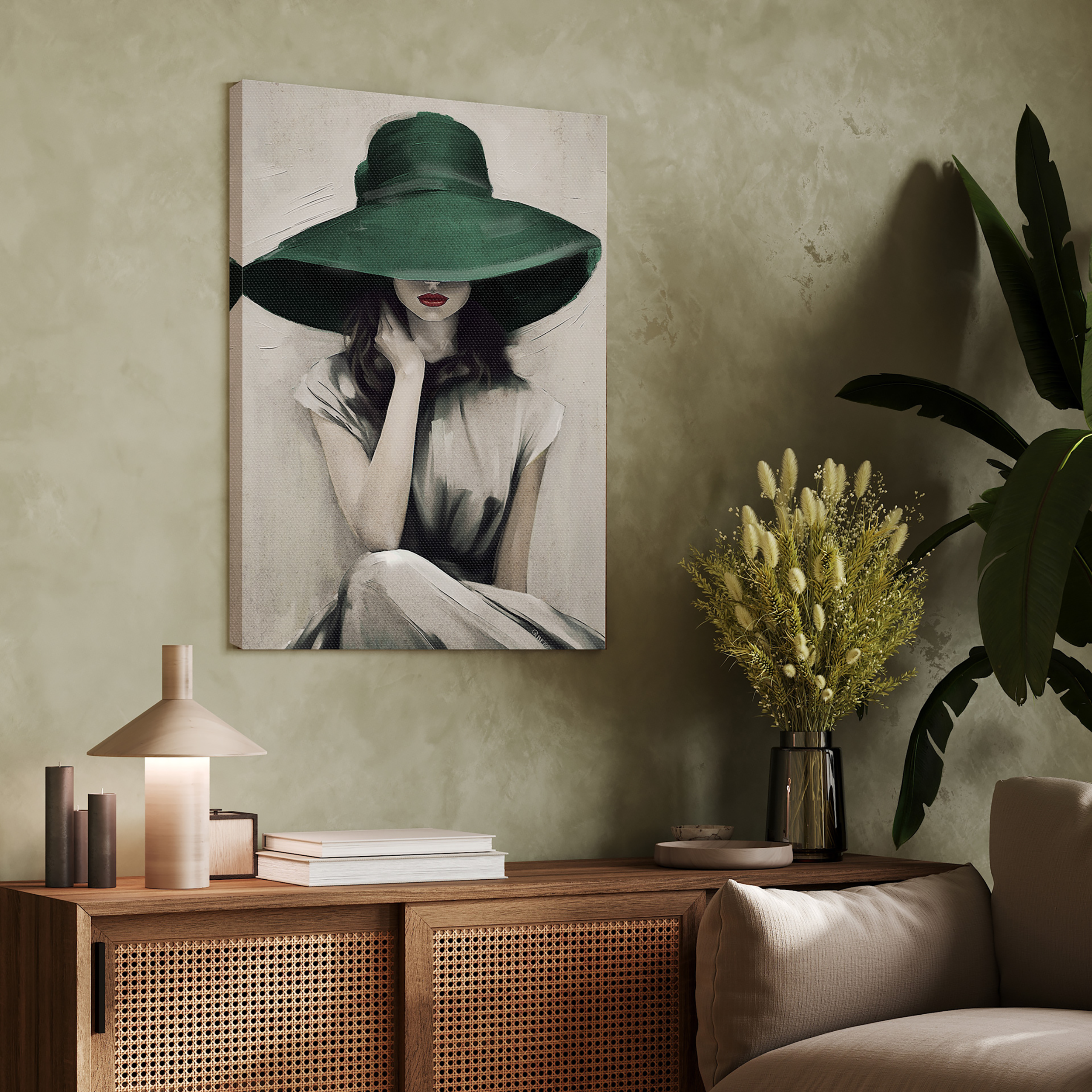 Kanwa Green Hat 70 x 100 cm - 4