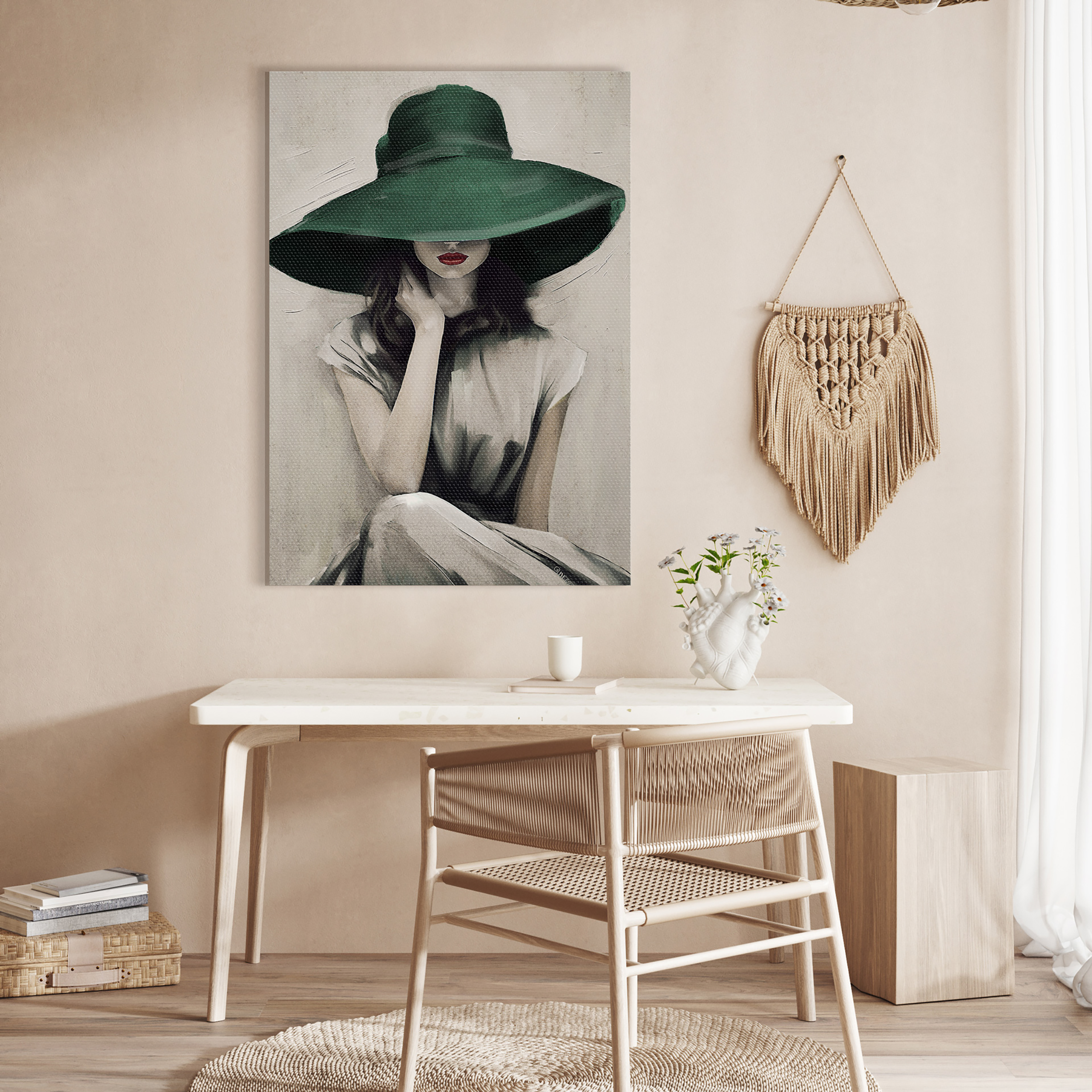 Kanwa Green Hat 70 x 100 cm - 3