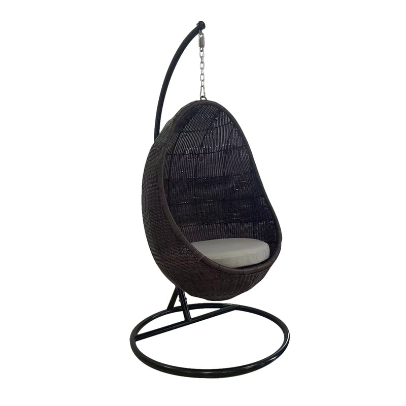 Fotel wiszący kokon Madera brązowy Corciano