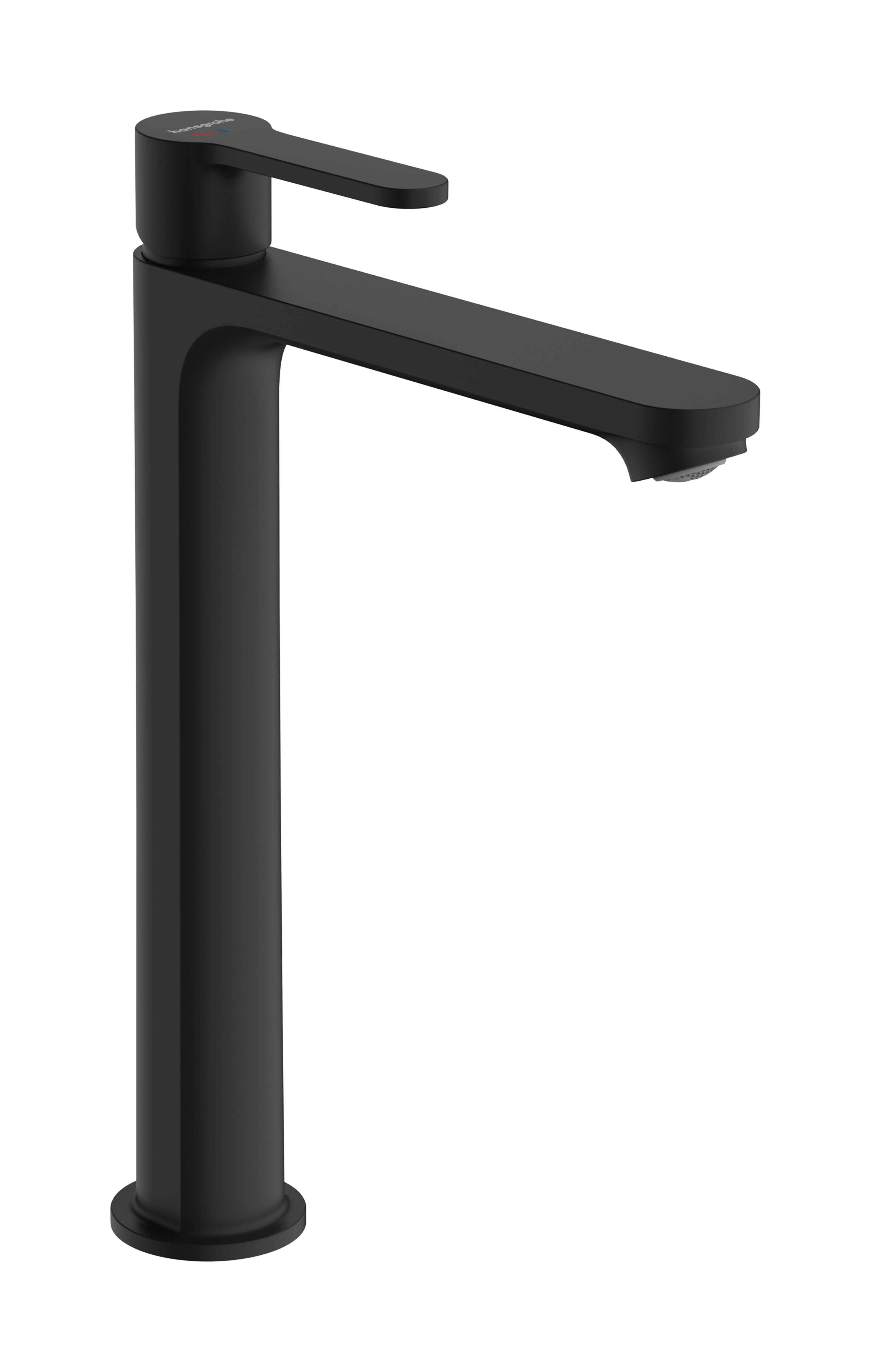 Grifo Lavabo Ca O Alto Monomando Hansgrohe Stamis Negro Mate Leroy Merlin