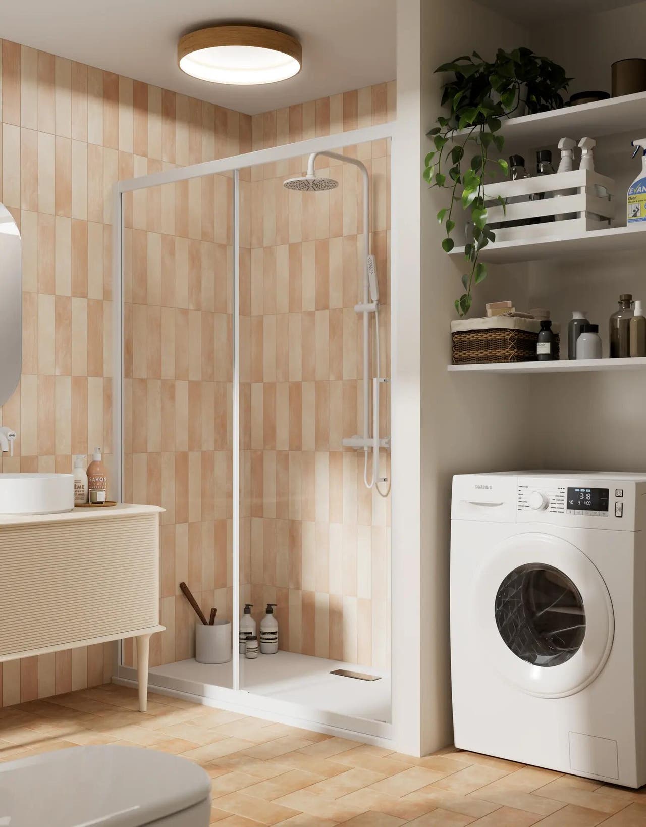 Diapositive Bagno Boho: soluzioni per la doccia