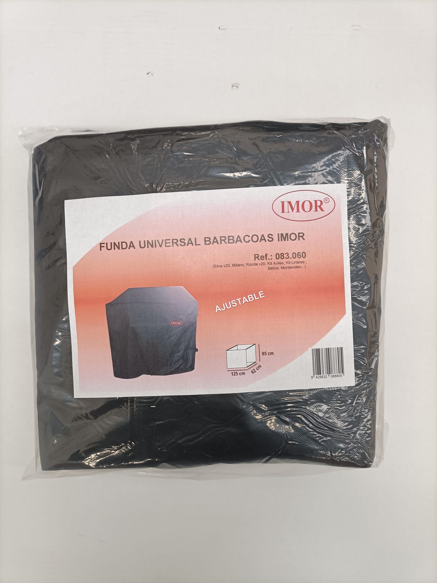 Funda de protección para barbacoa de poliéster 124x64x93 cm - 7