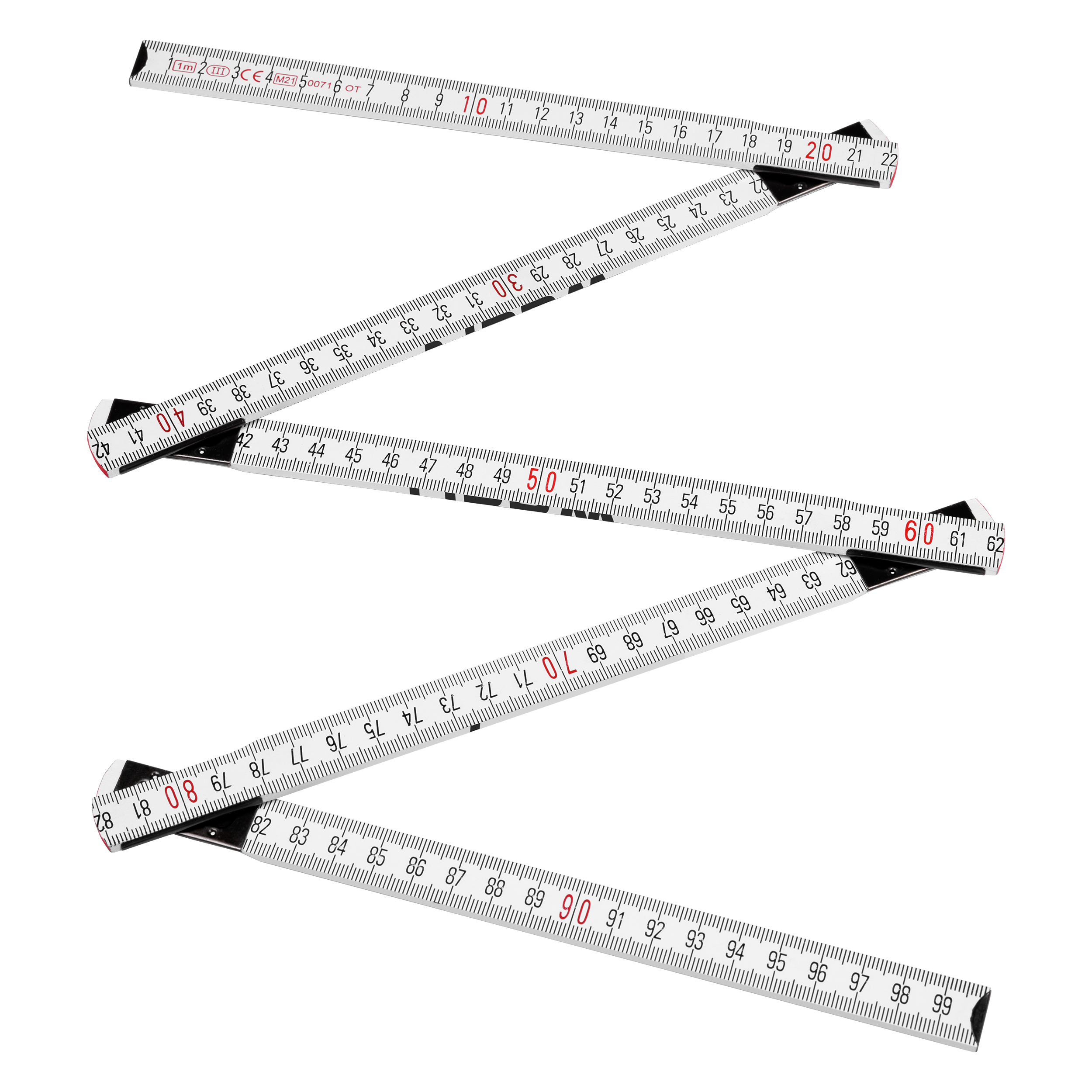 Miara stolarska drewniana składana 1 m Waart - 2