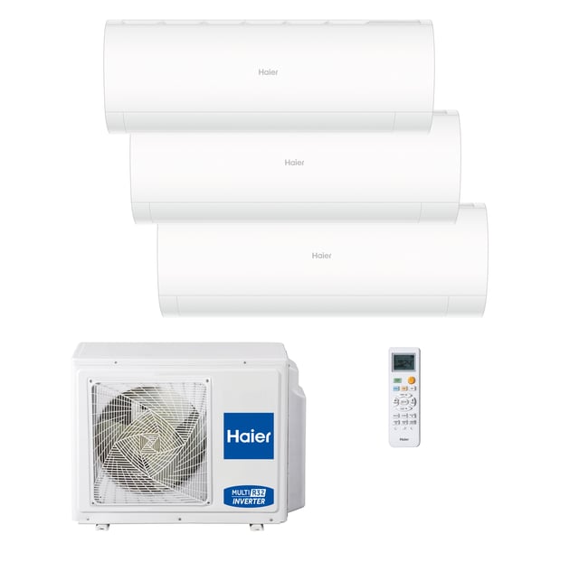 AIRE ACONDICIONADO WIFI MULTISPLIT 2x2236+2752 FRIGORIAS HAIER PERLA PREMIUM