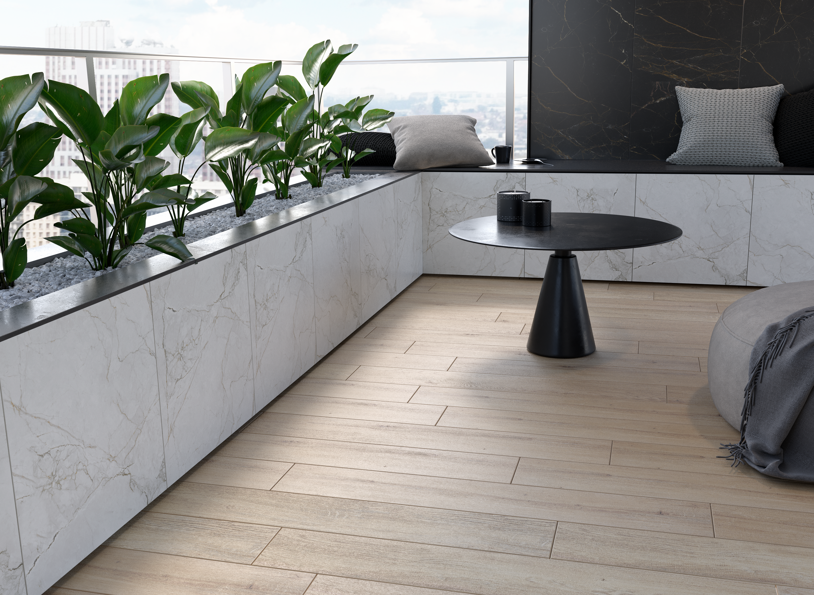 Gres szkliwiony Blush White 59,7x59,7 Artens - 4