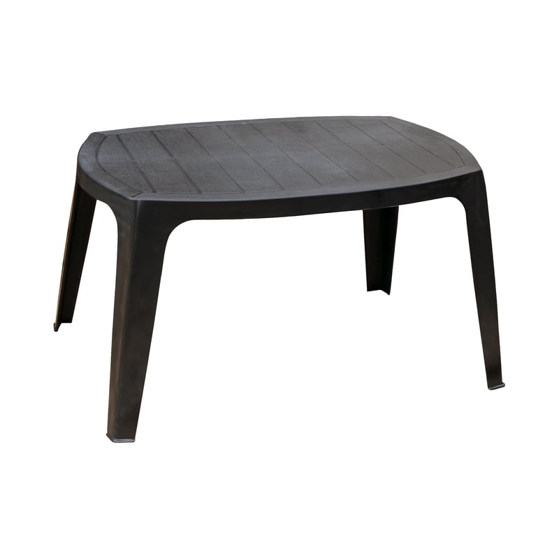 Stolik basenowy 76x49x43 cm antracytowy Vog