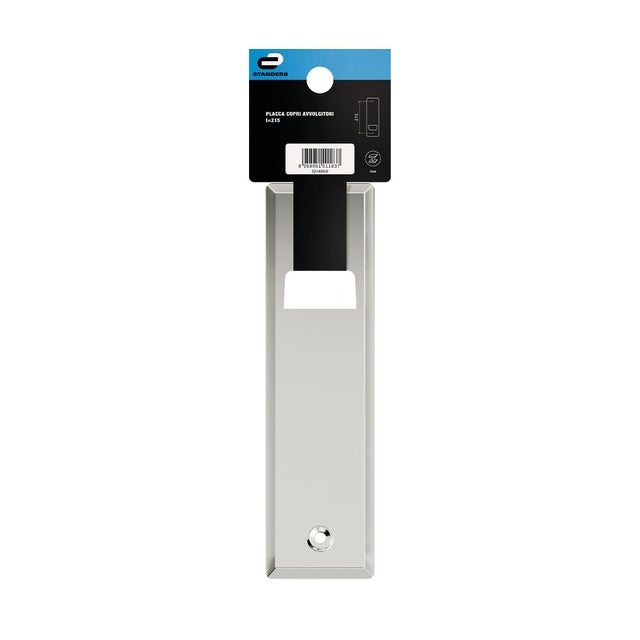 Placca per avvolgitore tapparella STANDERS SD1800/D Argento L 57 x H 243 mm