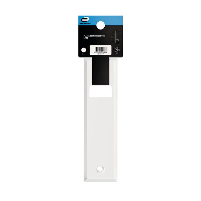 Placca per avvolgitore tapparella STANDERS SD1800/PL1 Argento L 63 x H 227 mm