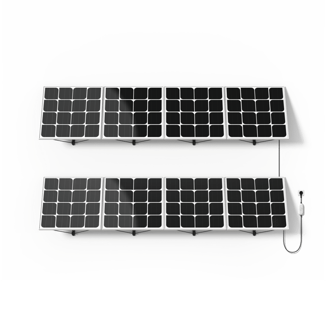 Panneau solaire Beem Serenity, kit d'extension 420W, installation au mur
