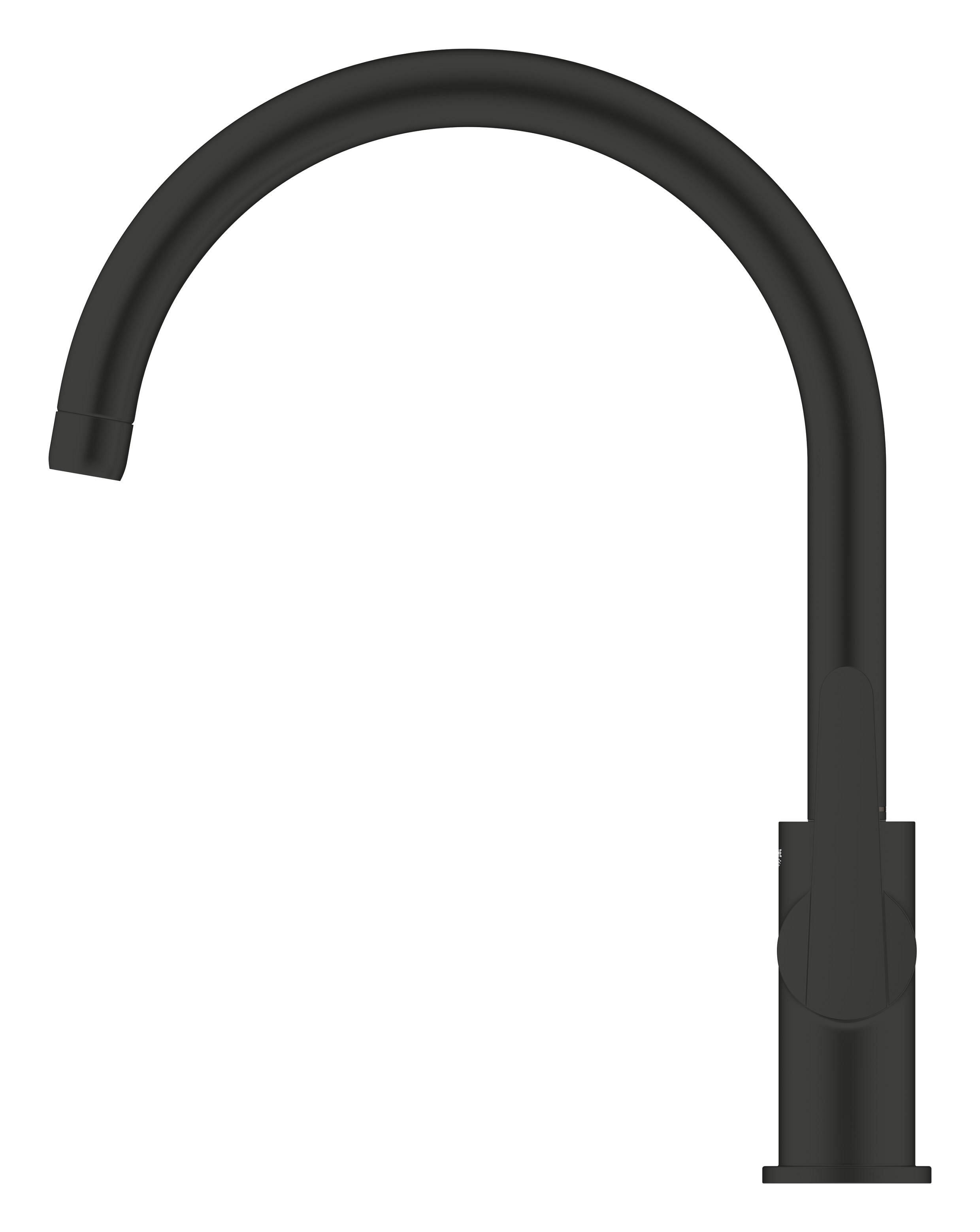 Mitigeur de cuisine noir, GROHE QuickFix, Start Clova Haut noir - 2