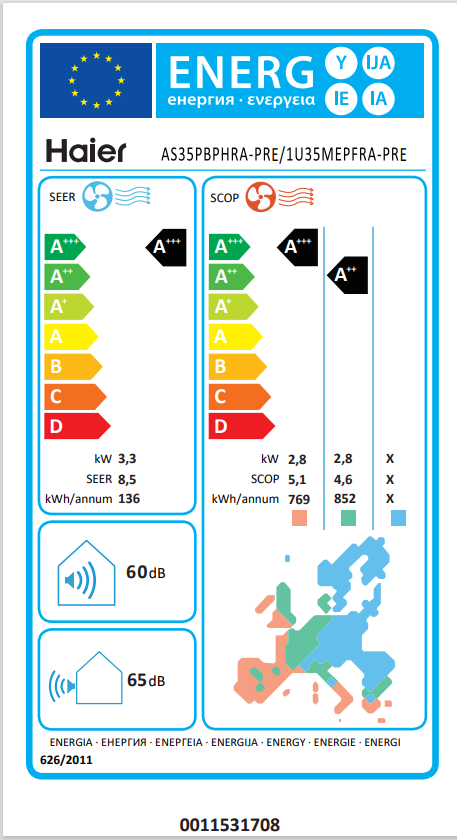 AIRE ACONDICIONADO WIFI SPLIT 3096 FRIGORIAS HAIER PERLA PREMIUM - 4