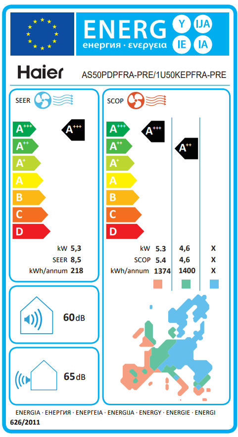 AIRE ACONDICIONADO WIFI SPLIT 4558 FRIGORIAS HAIER PERLA PREMIUM - 3