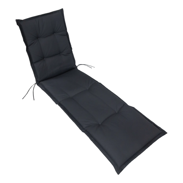 Poduszka na leżak 190x55x5.5 cm antracytowa Vog