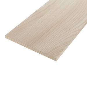 Coppia Ripiani In Legno Per Armadio 86,4×30 Cm, Altezza 1,8 Cm – Mensole In Olmo, Ideali Per Armadi E Scaffali Fai-da-te