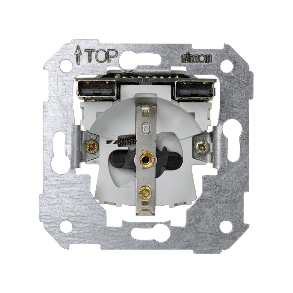 Mecanismo enchufe schucko + 2xusb s82/75
