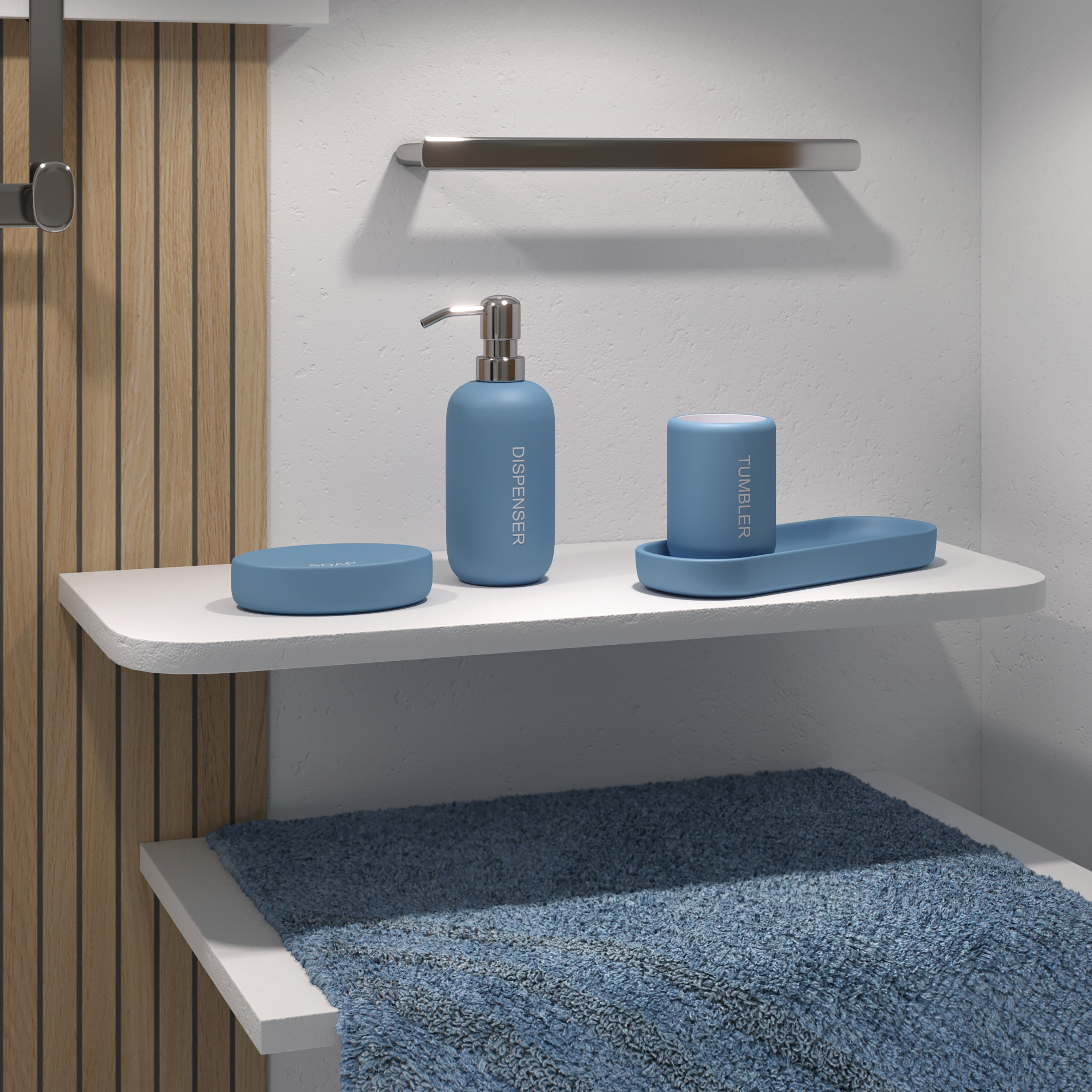 Tapis de bain l.50 x L.80 cm fjord 4 Remix SENSEA - 3