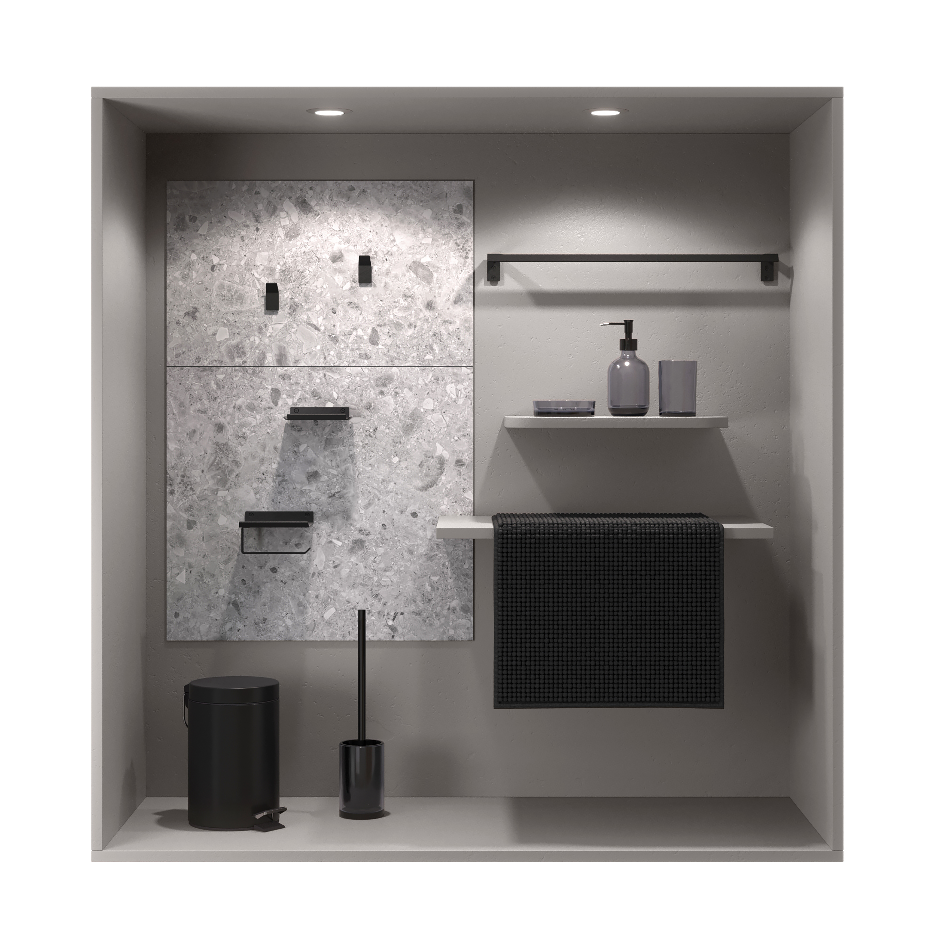 Etui à savon vis studio noir SENSEA - 5