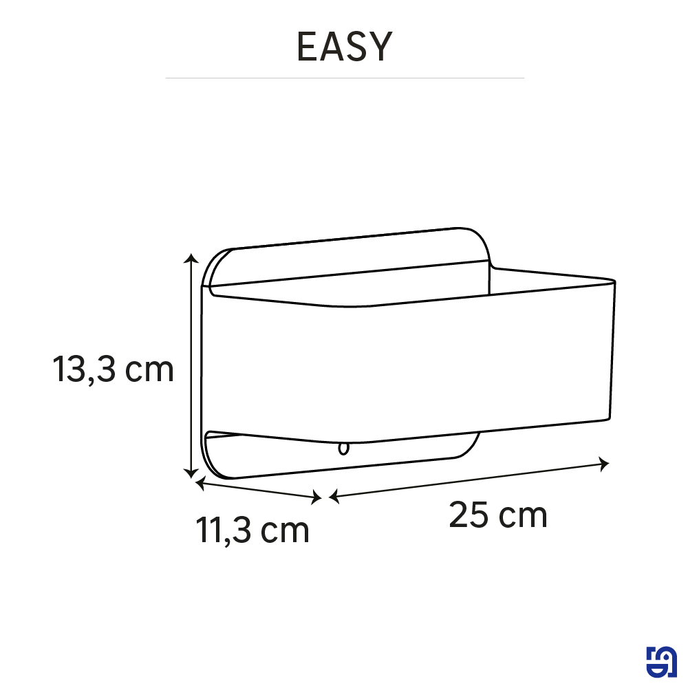 Etagère de douche blanc à coller / à visser / à monter mur easy SENSEA - 5