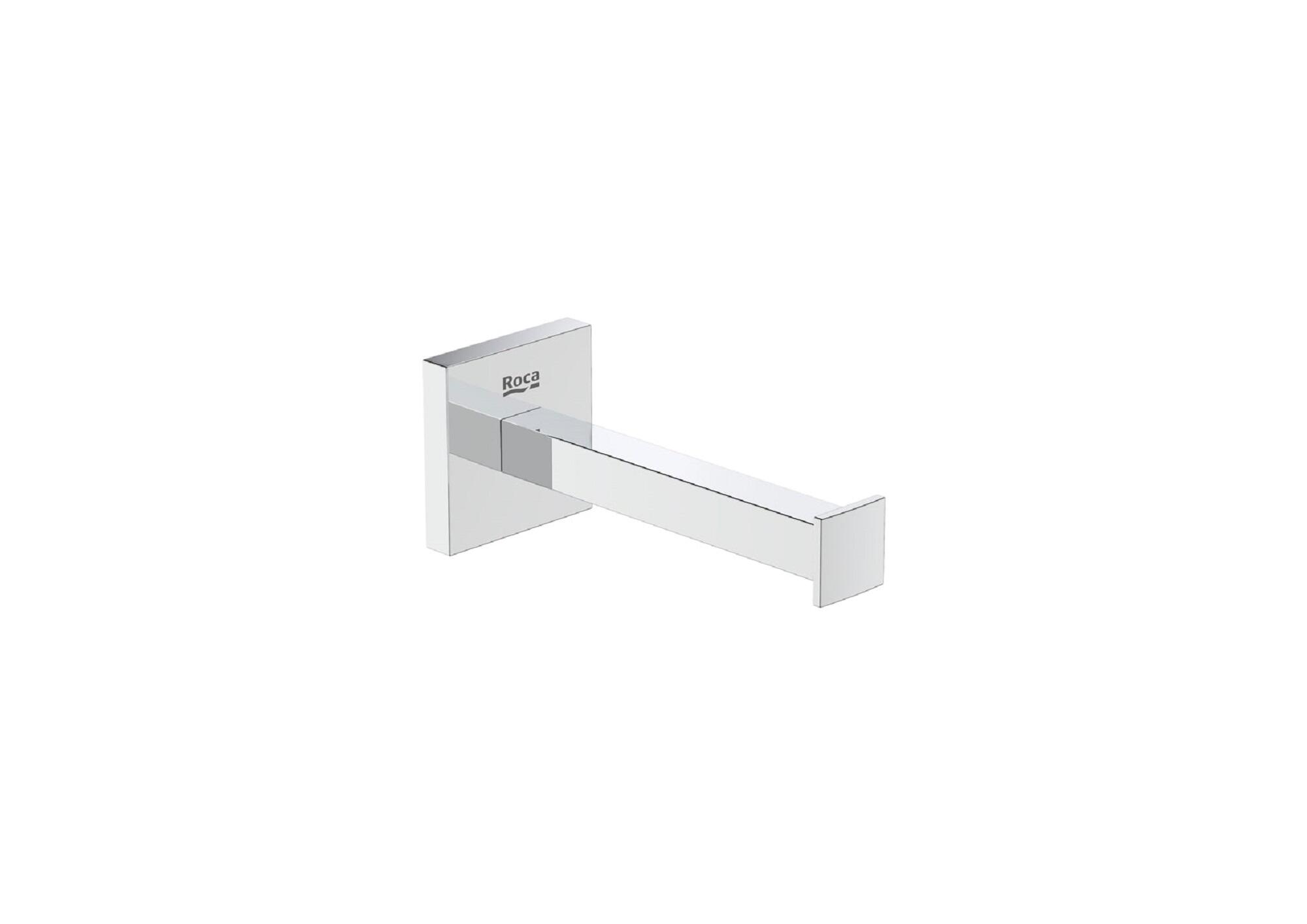 Portarrollo wc roca alpine gris cromado 5.6x5.6 cm