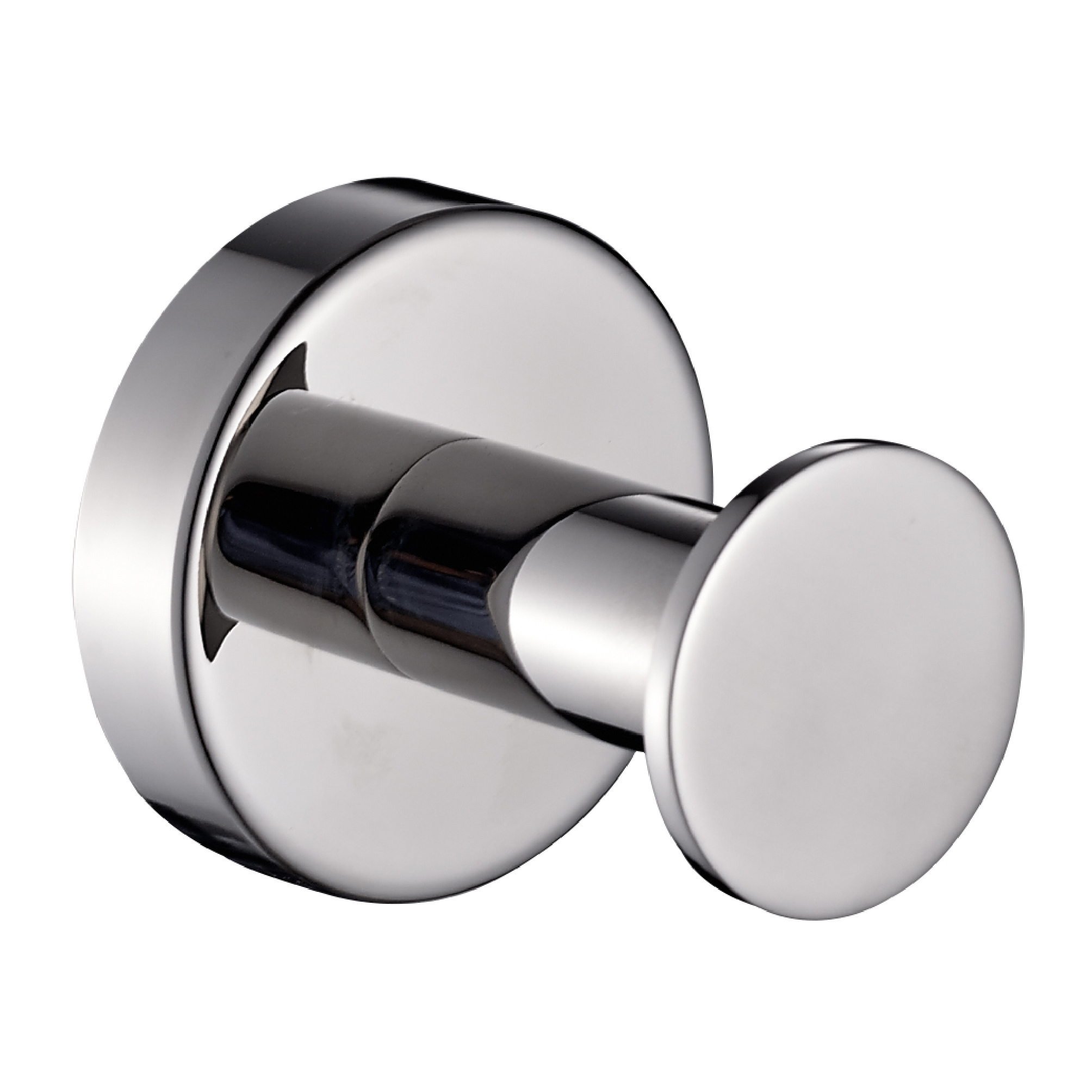 Percha/perchero project acero inoxidable gris con 1 gancho
