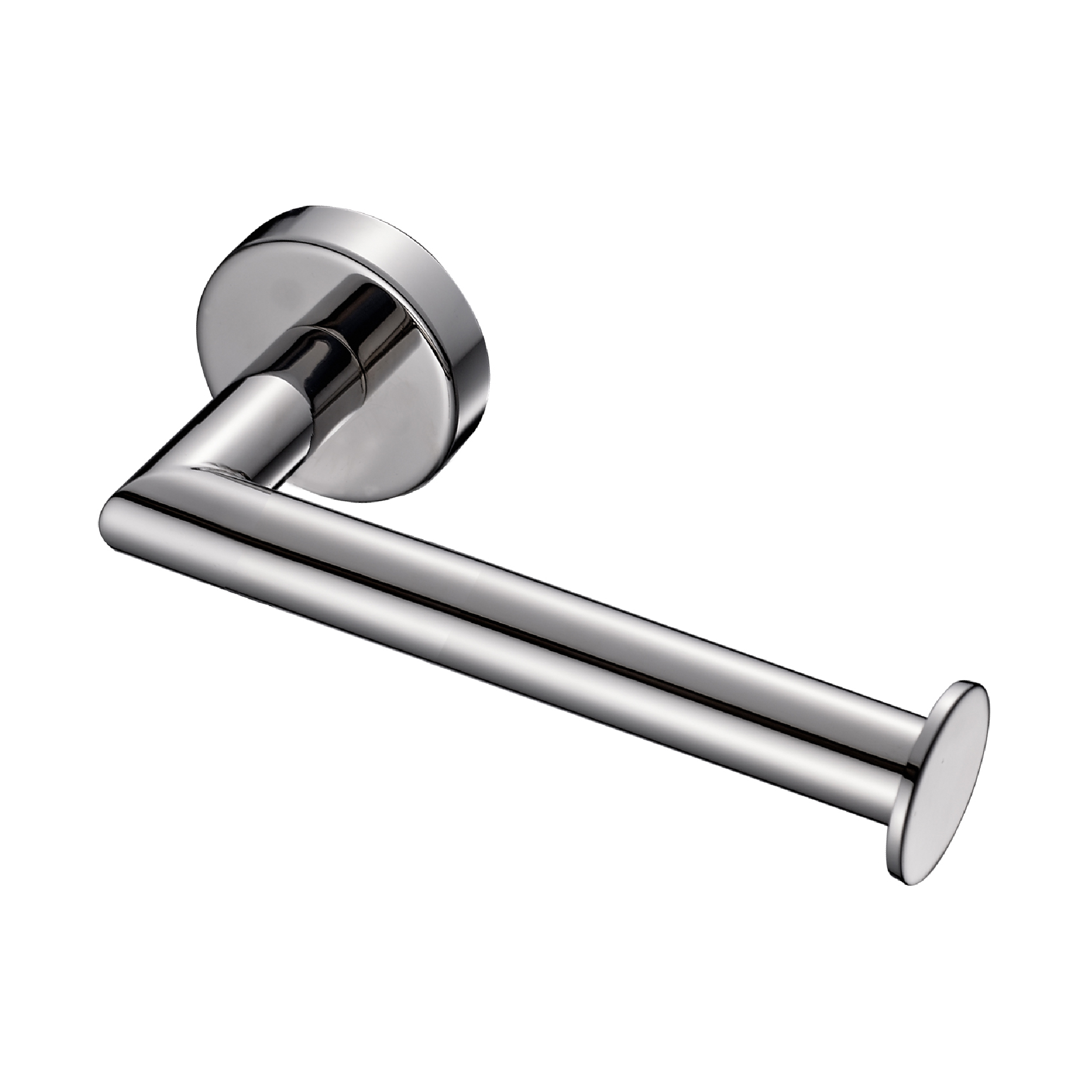 Portarrollos de papel higiénico project plata fijo en pared