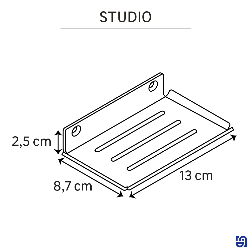 Etui à savon vis studio noir SENSEA - 6