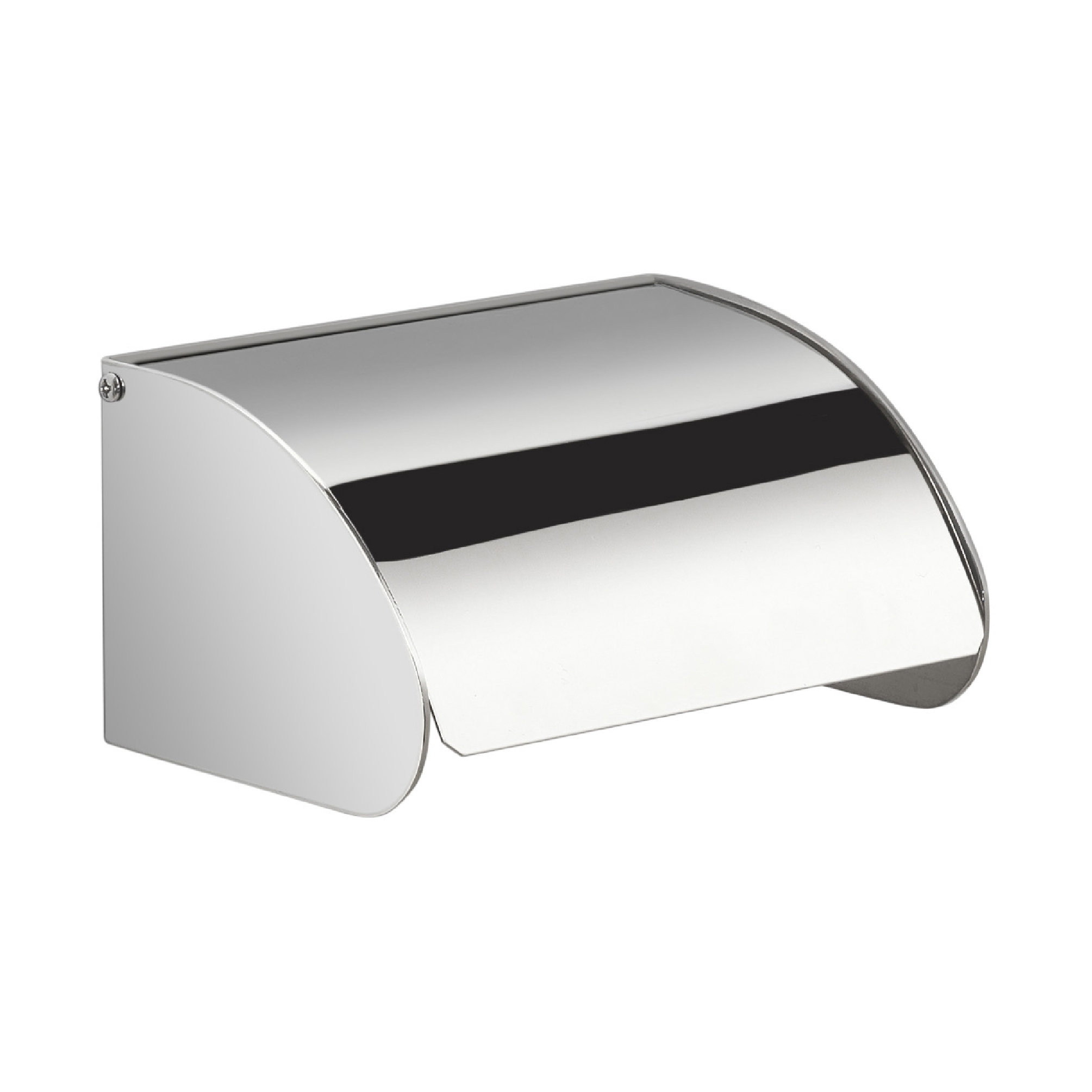 Portarrollos de papel higiénico project plata fijo en pared