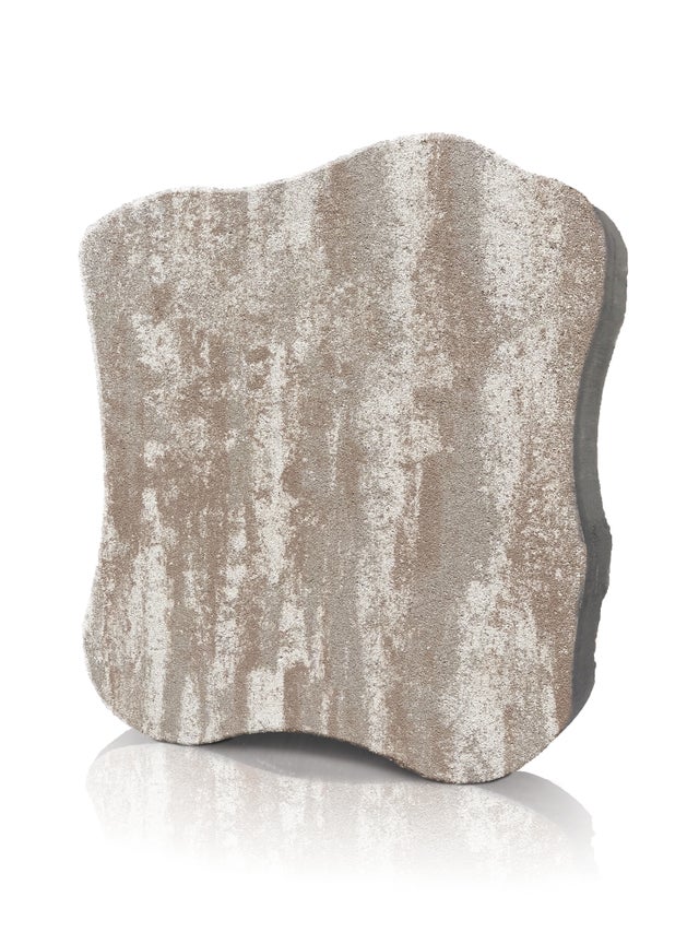 Passo giapponese tundra in calcestruzzo marrone L 35 x L 35 cm, spessore 35 mm