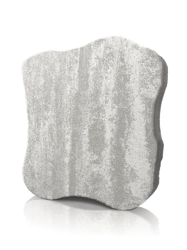 Passo giapponese Pietra di Luna in calcestruzzo grigio L 35 x L 33 cm, spessore 35 mm