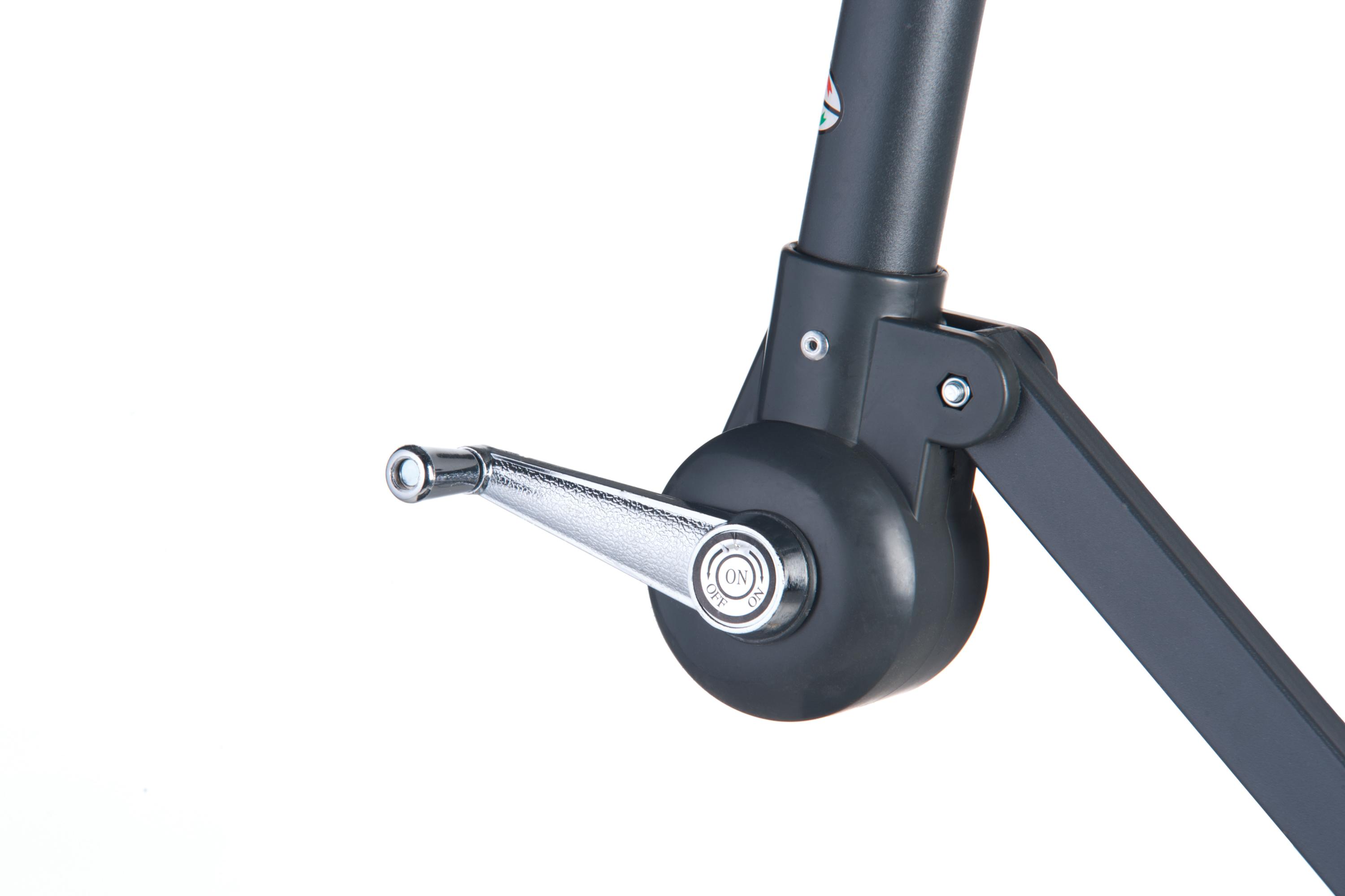 Parasol excéntrico hexagonal 2,45x3x3 m amarillo - 3