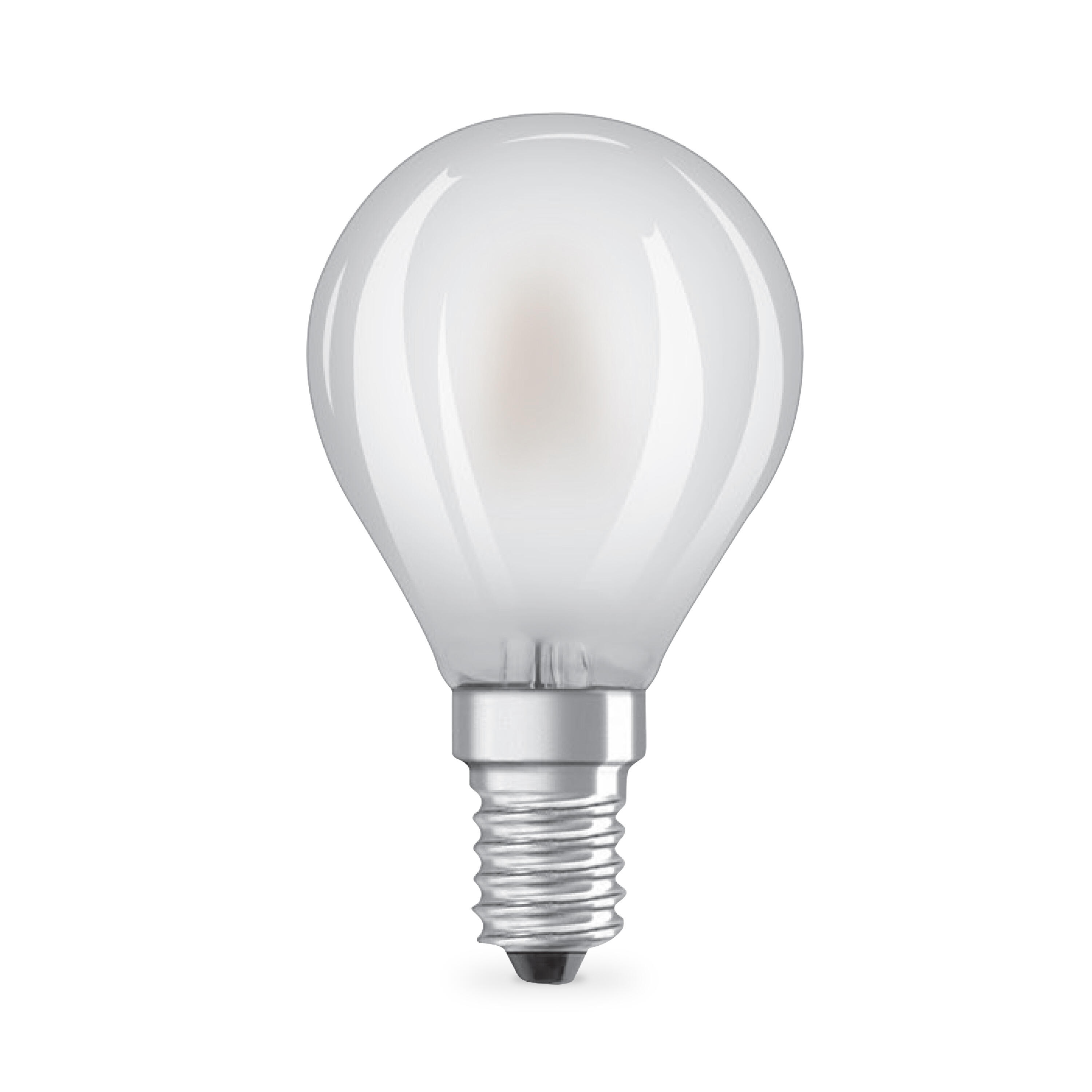 Ampoule led, sphérique E14, 470lm, classe énergétique A, blanc chaud, LEXMAN - 2