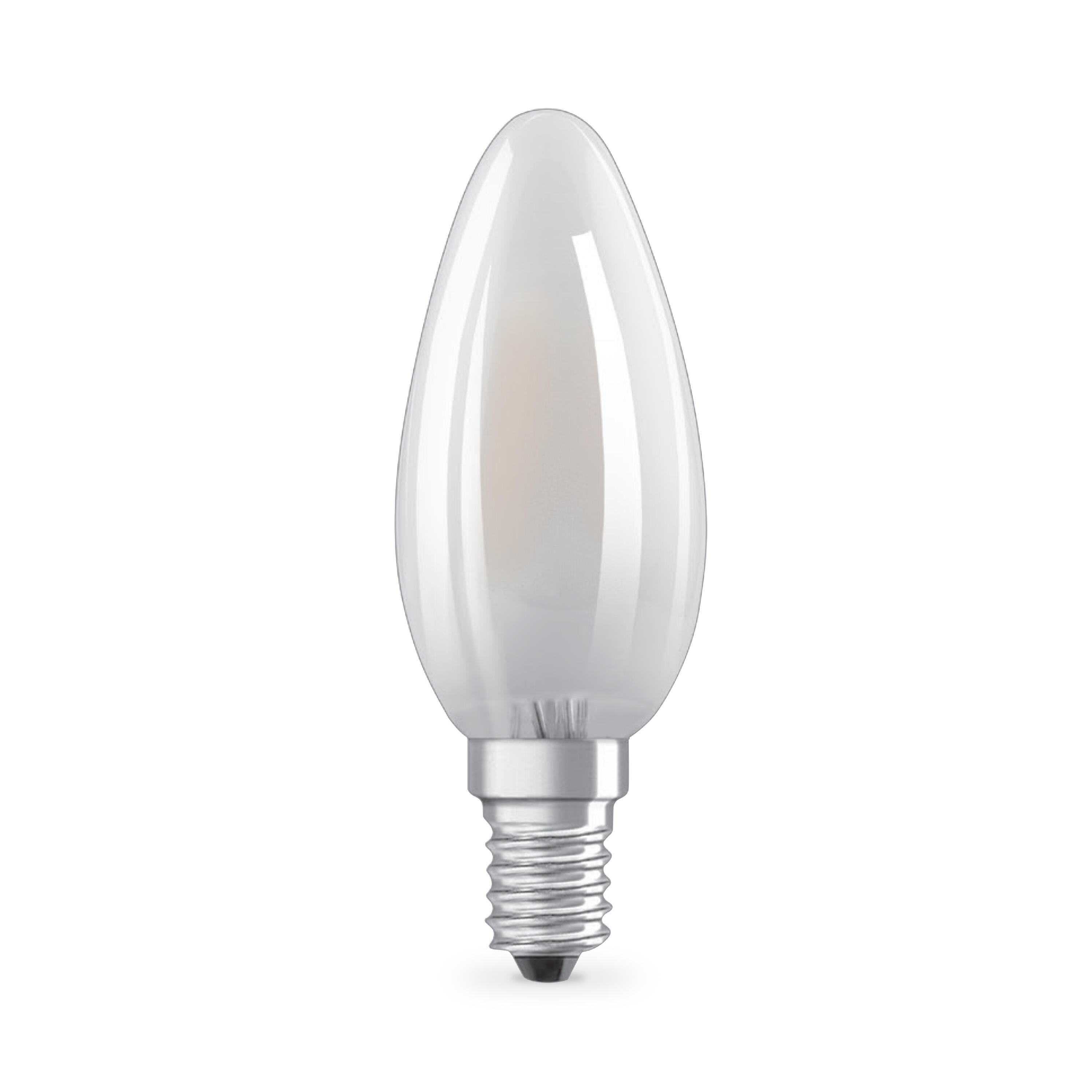 Ampoule led, flamme, E14, 255lm = 25W, classe énergétique A, blanc chaud, LEXMAN - 2