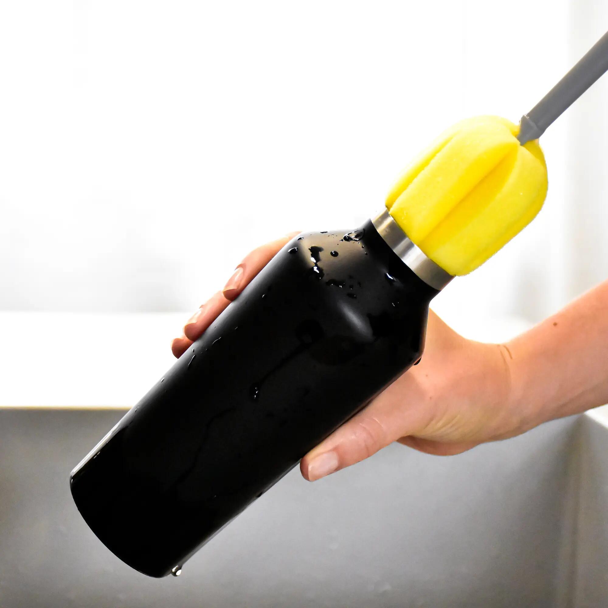 Spazzola manuale per la pulizia APEX Spugna bicchieri e bottiglie in polipropilene - 4