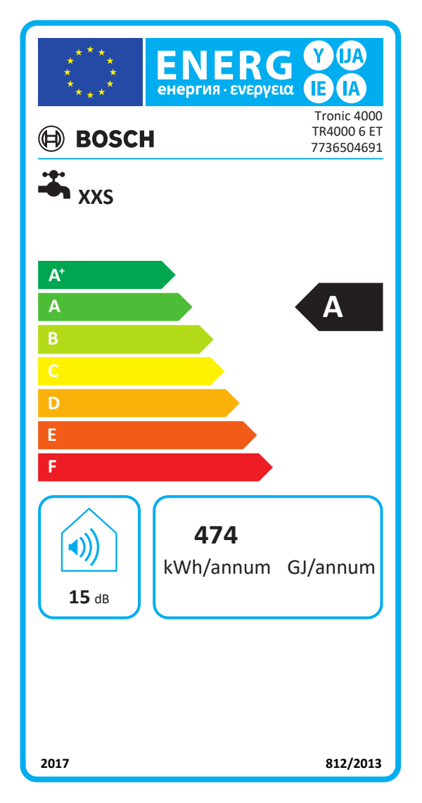 Elektryczny przepływowy ogrzewacz wody TR4000 6 kW ET BOSCH - 3