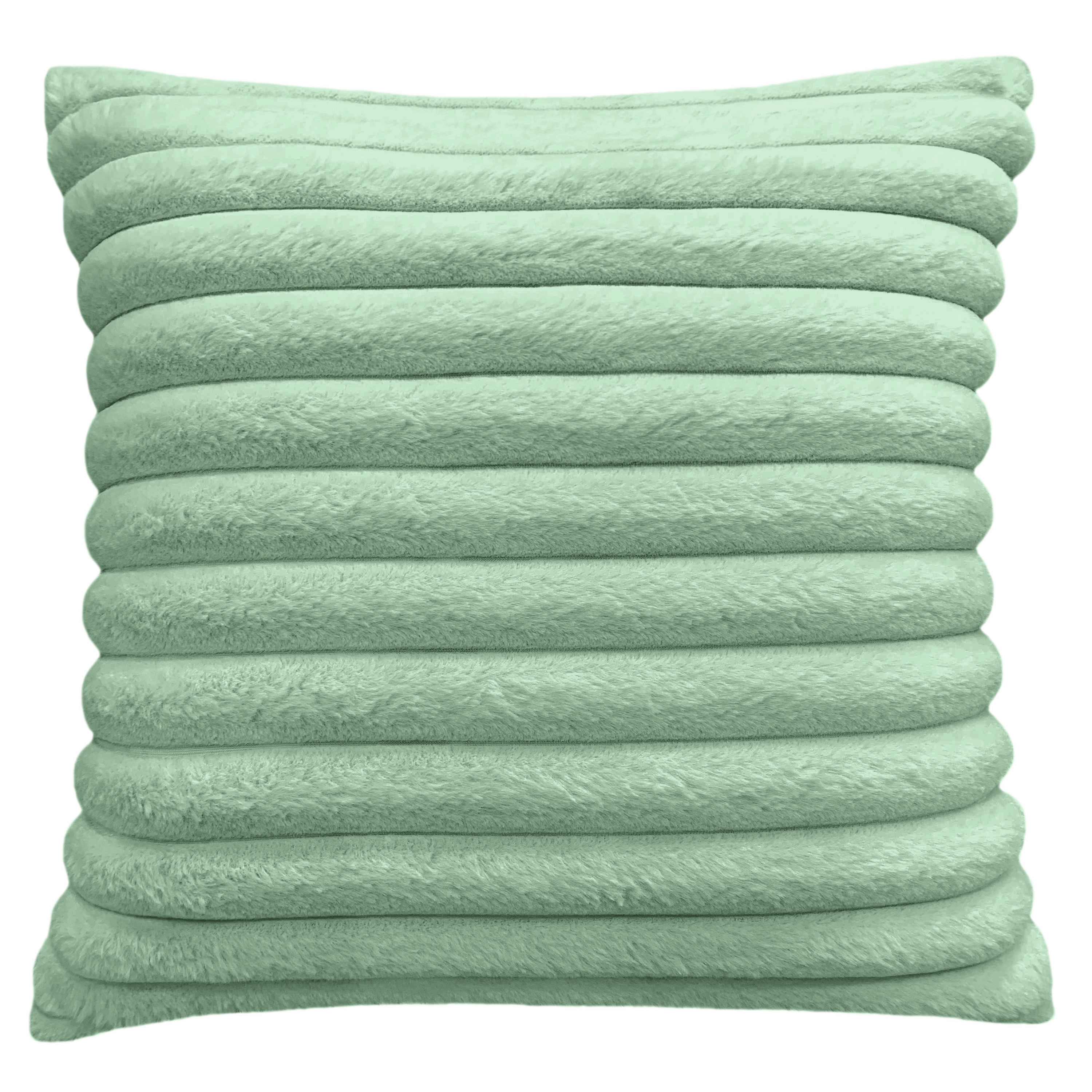 Poszewka na poduszkę Selene prążek sztruks zielona 45 x 45 cm - 2
