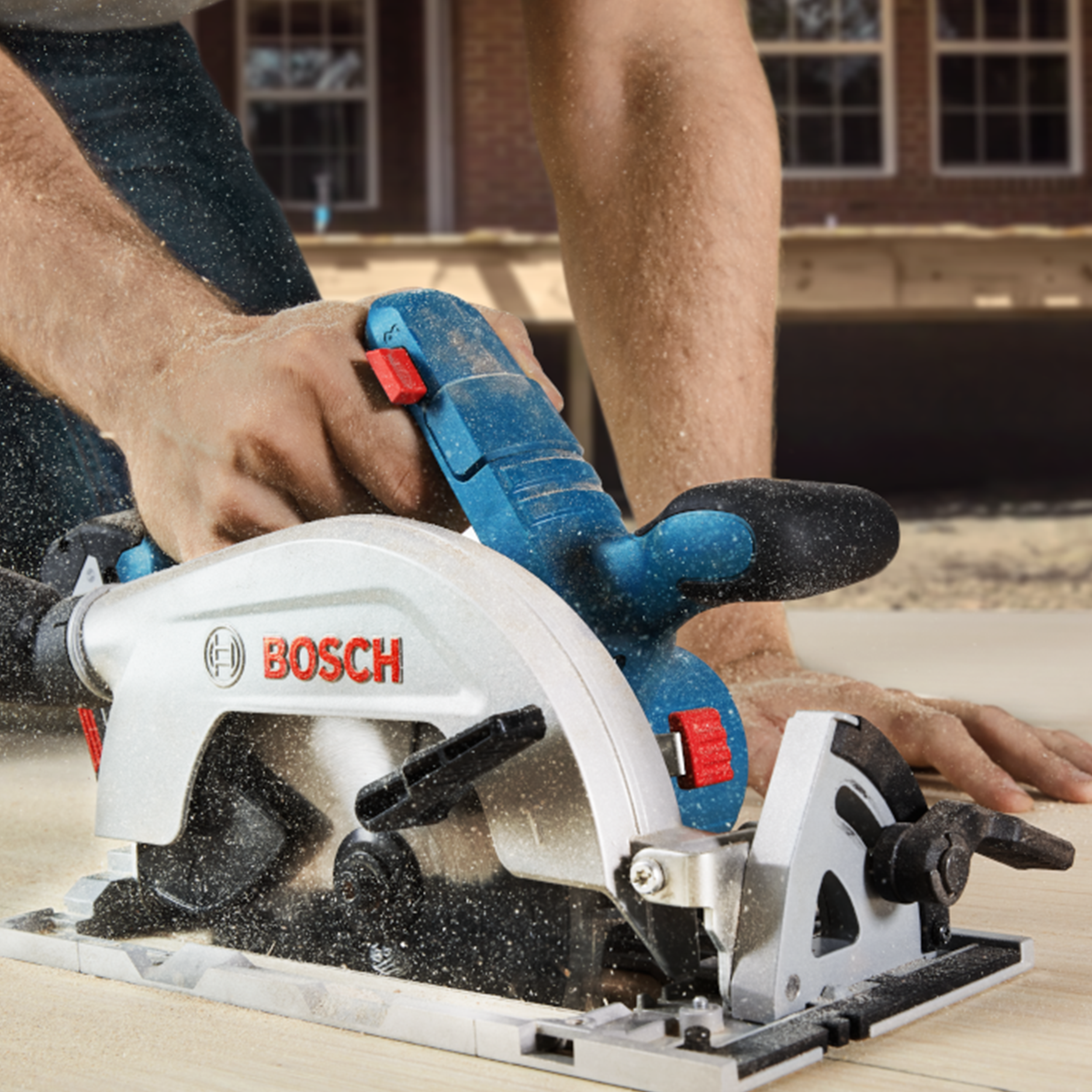 Bezprzewodowa piła tarczowa 18V 165 mm 0ak GKS 185-Li BOSCH PROFESSIONAL - 6