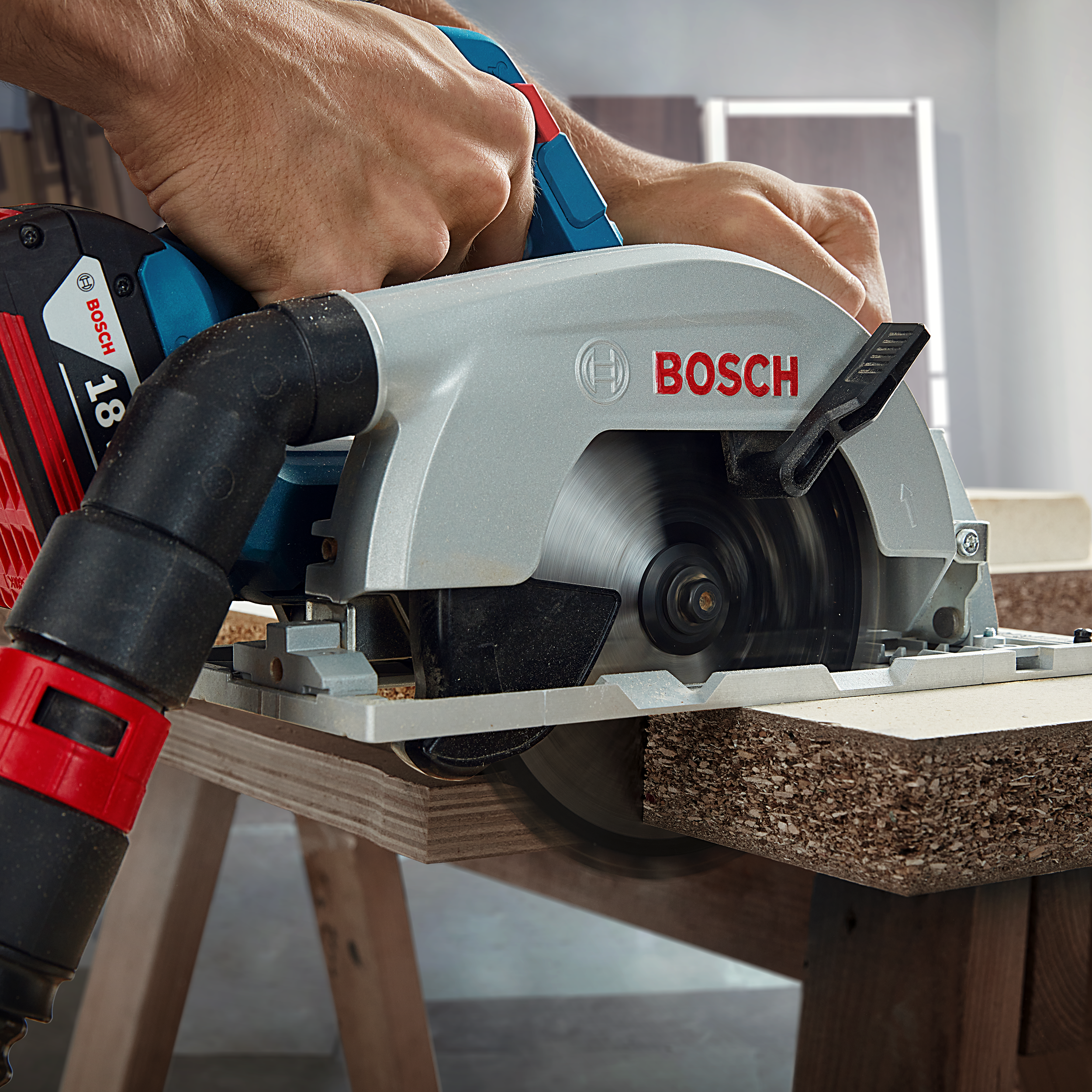 Bezprzewodowa piła tarczowa 18V 165 mm 0ak GKS 185-Li BOSCH PROFESSIONAL - 3