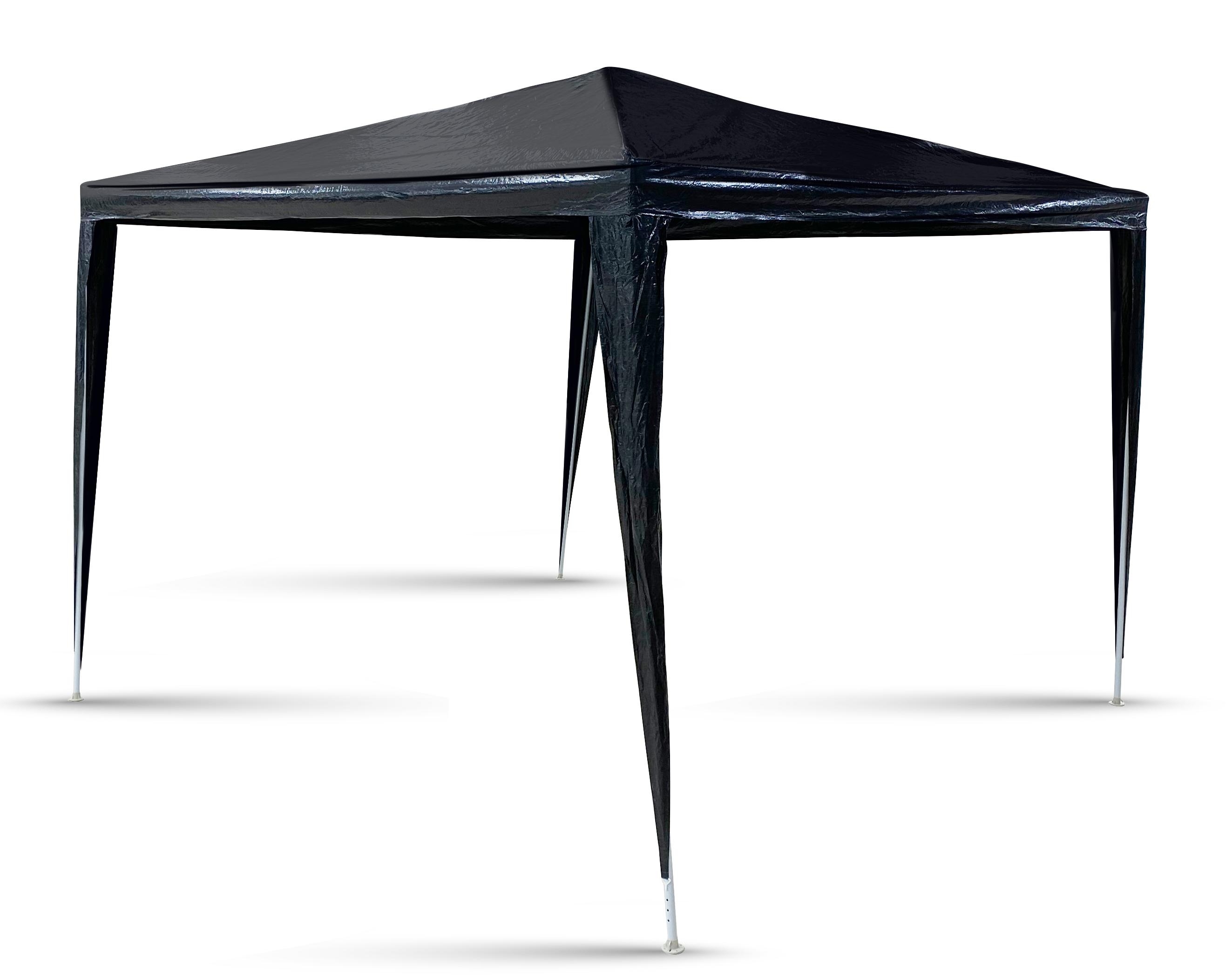 Cenador de acero con cubierta y protector de pérgola Gazebo Lifetime Garden de 300 x 300 cm gris - 2