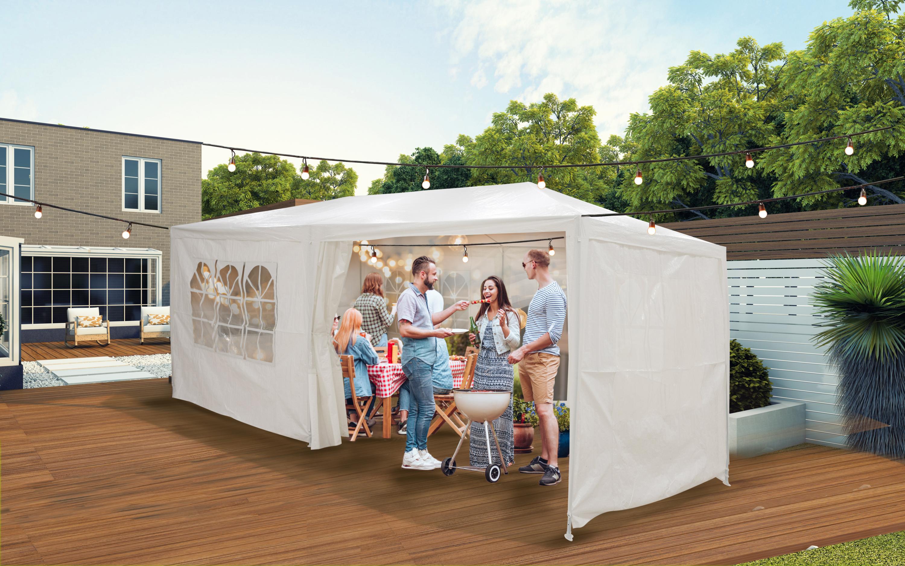 Carpa blanca de 3x2,5x6 metros - 3