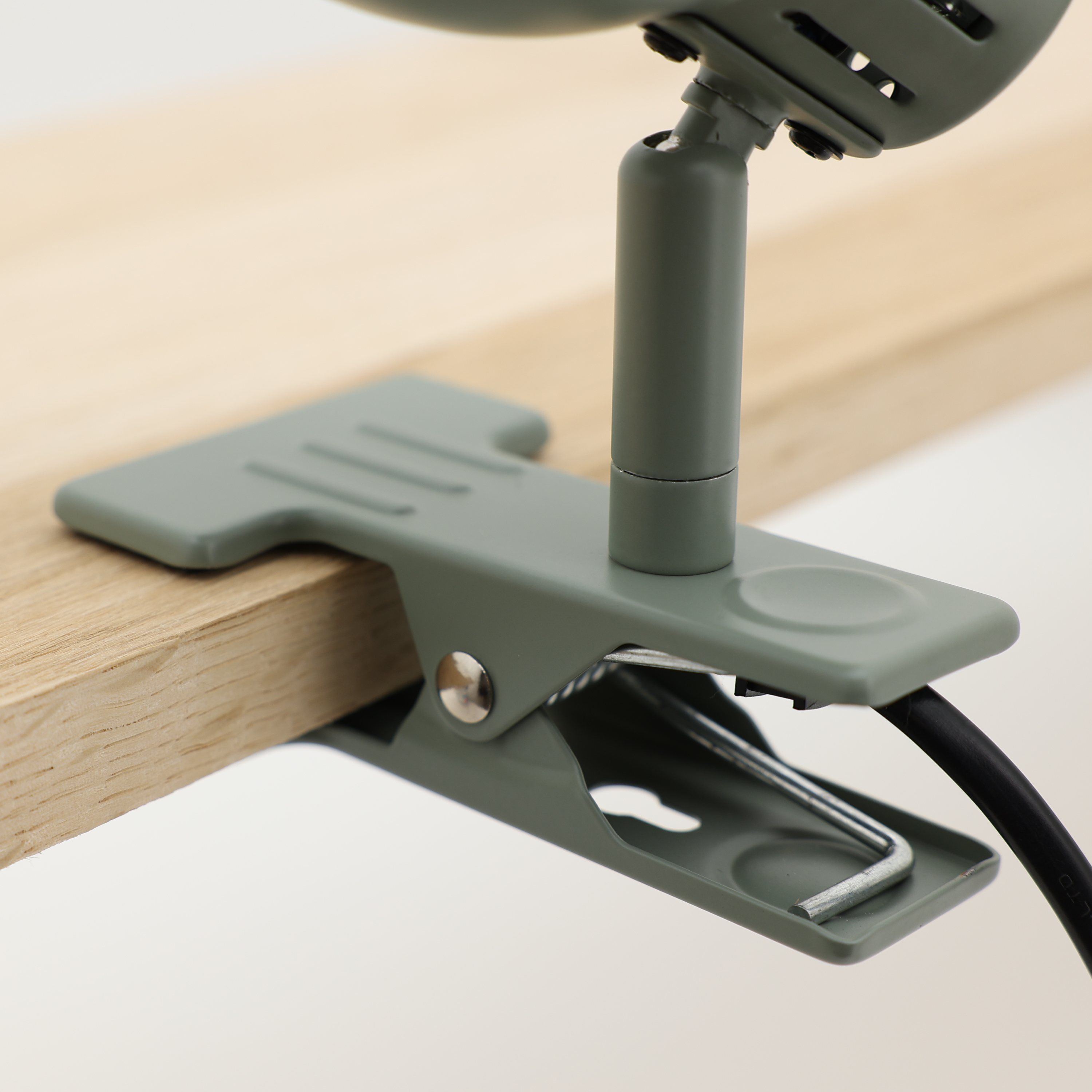 Lampe de bureau à pince Jordi, fer, vert, H.15 cm INSPIRE, GU10 - 6