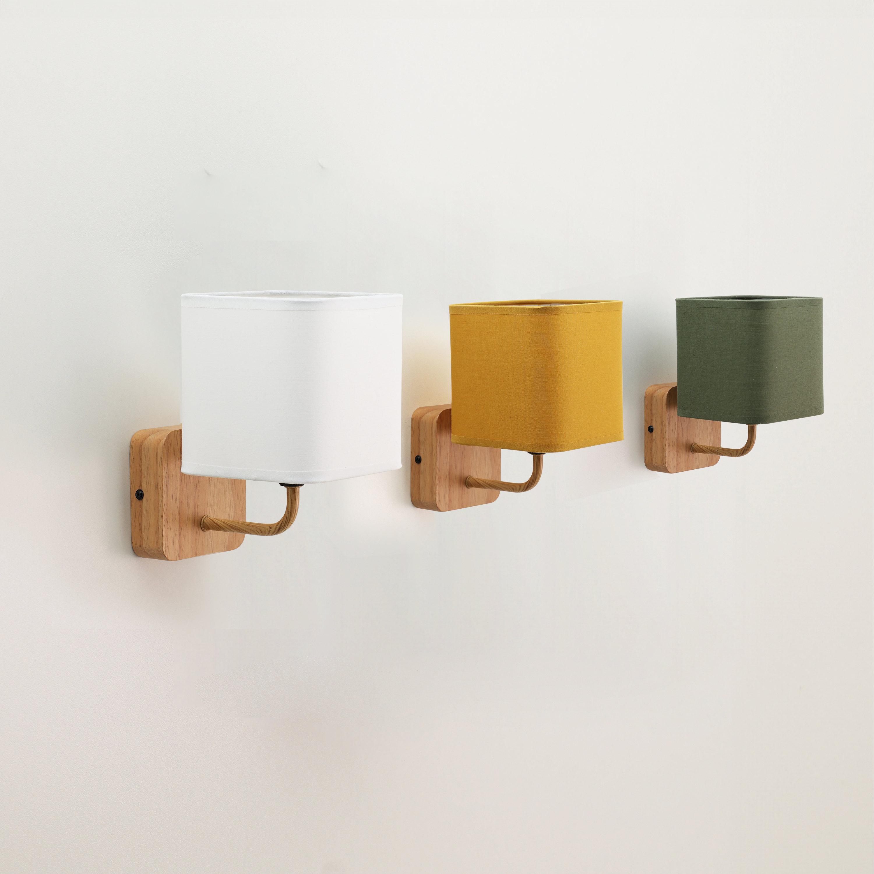 Kinkiet Akora biały drewno E14 Inspire - 12